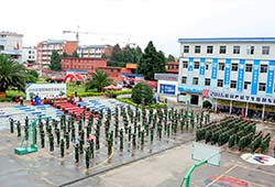 云南萬通夏秋季軍訓正式拉開序幕